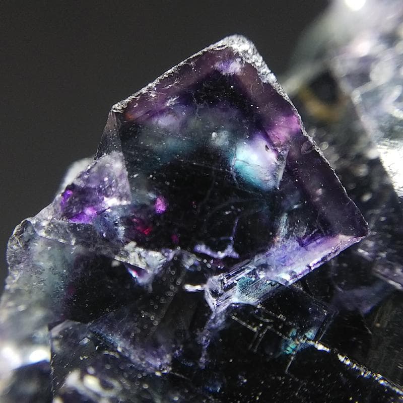 347 オコルス鉱山産 パープル ブルー フローライト