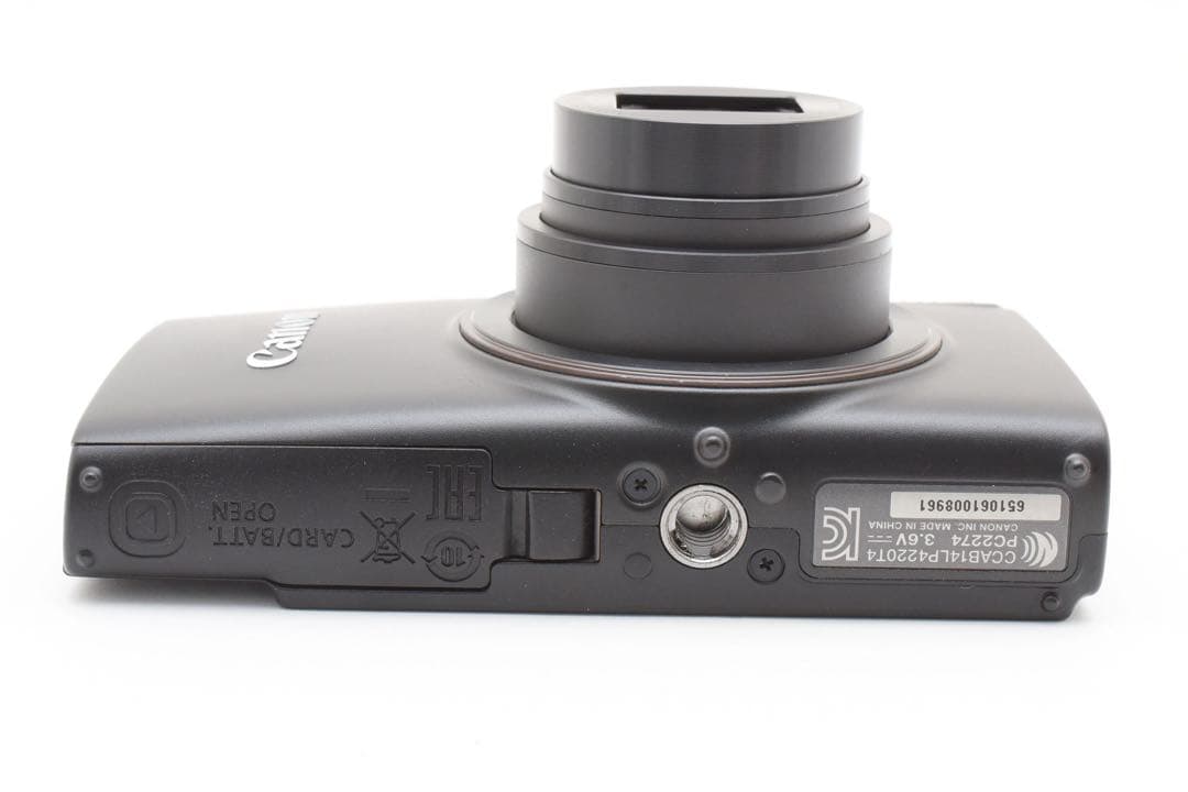 【美品】キヤノン Canon IXY650 ブラック デジカメ