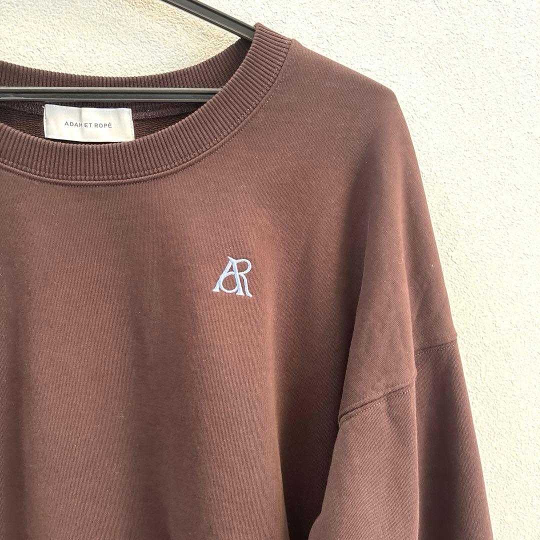 アダムエロペ　ブラウンスウェット