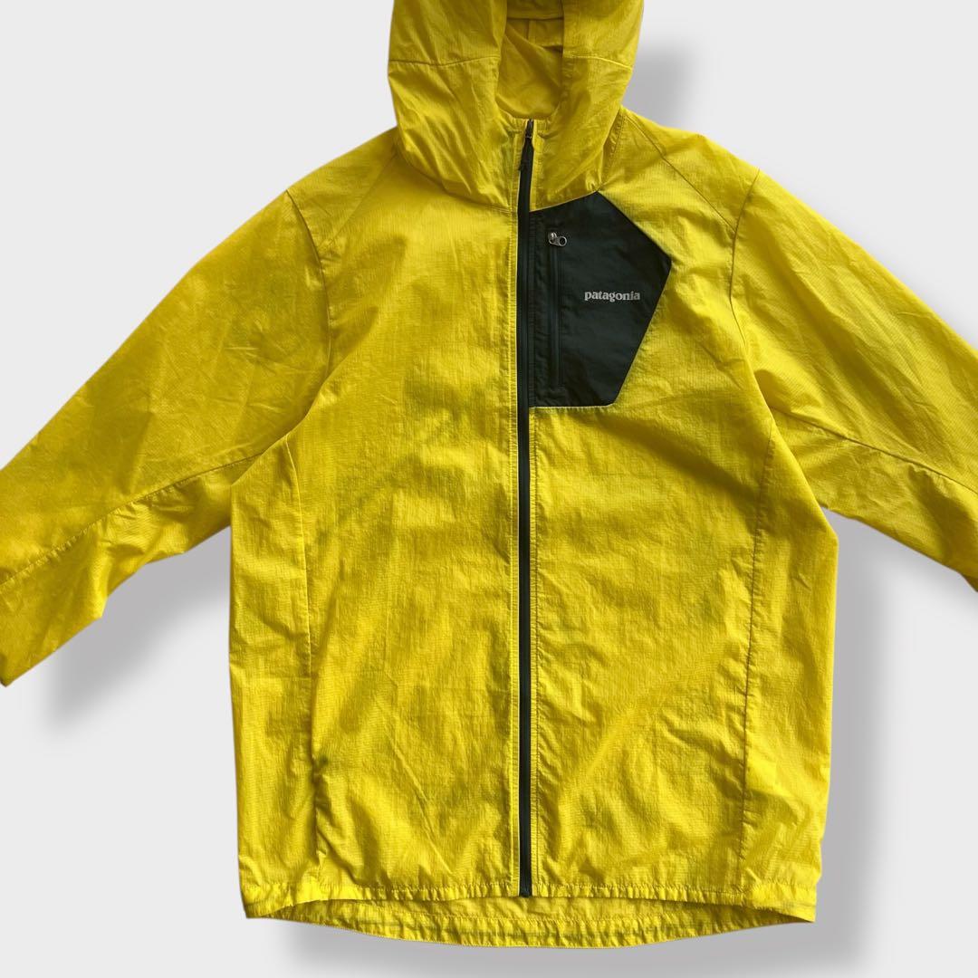 パタゴニアpatagoniaフーディニジャケットMイエローULハイクナイロン