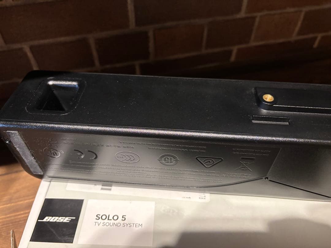 Bose Solo5 TV sound system サウンドバー リモコン付き