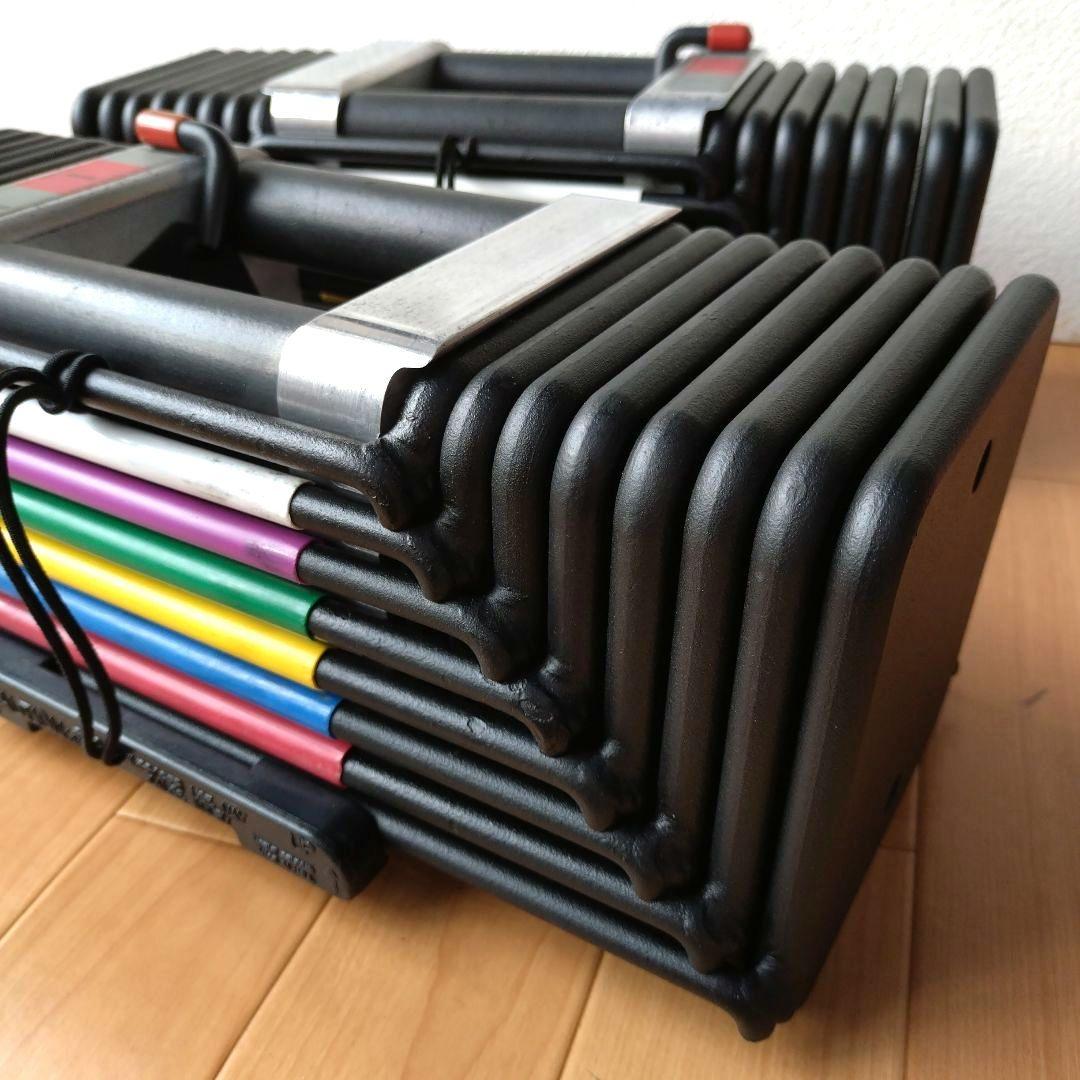 ②幻の初代 POWERBLOCK 43kg アルミ削り出しハンドル 計86kg