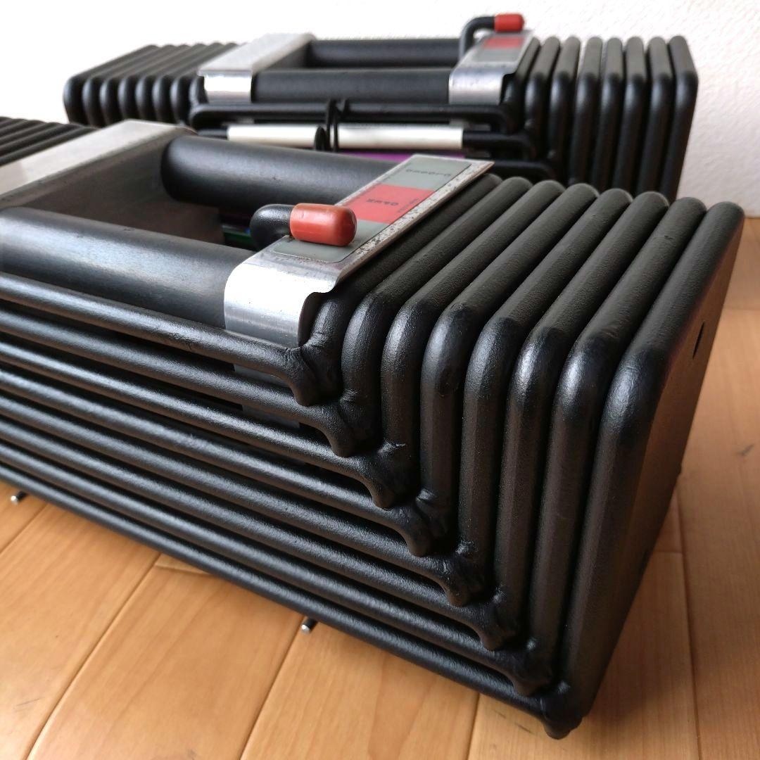 ②幻の初代 POWERBLOCK 43kg アルミ削り出しハンドル 計86kg