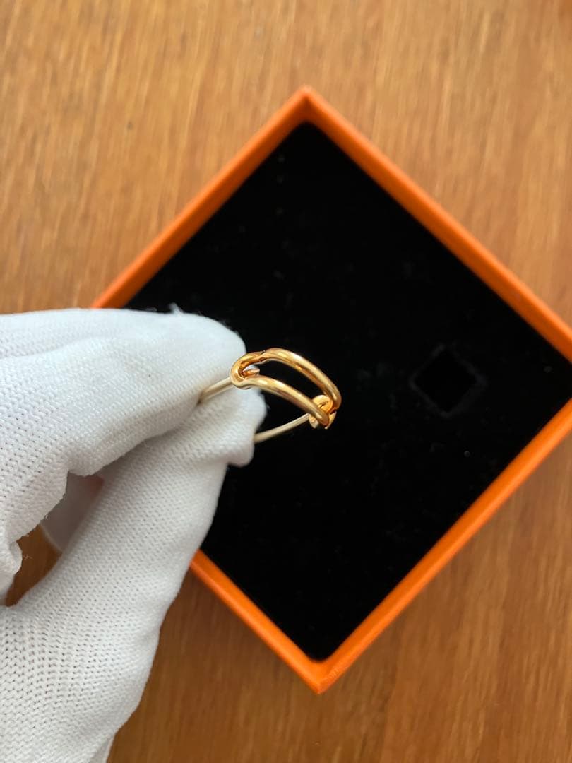 HERMES エルメス セリエ ピンブローチ ゴールドカラー 未使用保管品