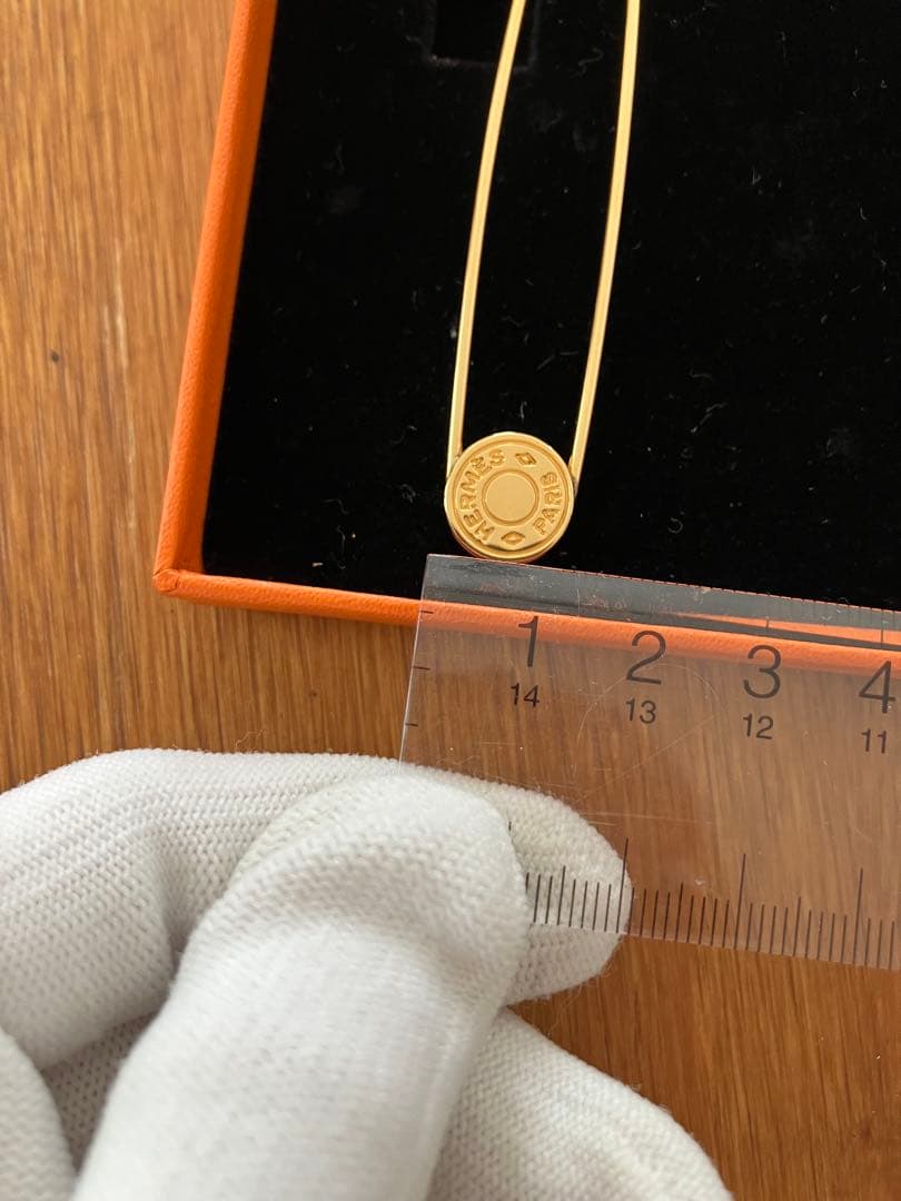 HERMES エルメス セリエ ピンブローチ ゴールドカラー 未使用保管品