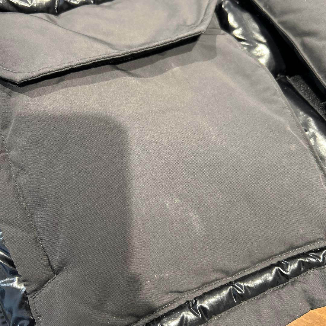 22AW ノースフェイスx シュプリームブラックダウンジャケット　コラボ