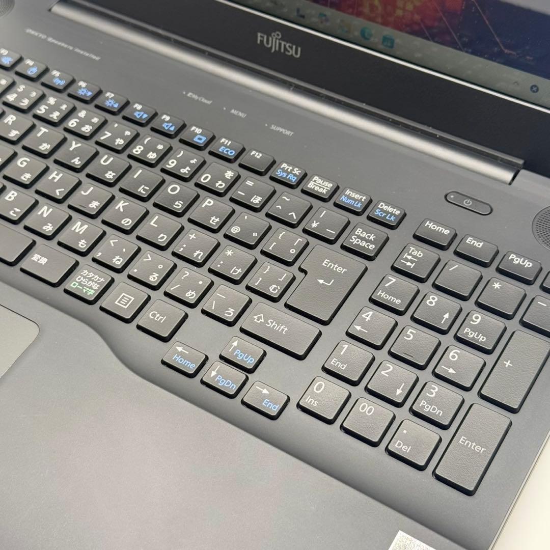 ノートパソコン 準美品 AMD Ryzen3 8GB 新品SSD256 DVD