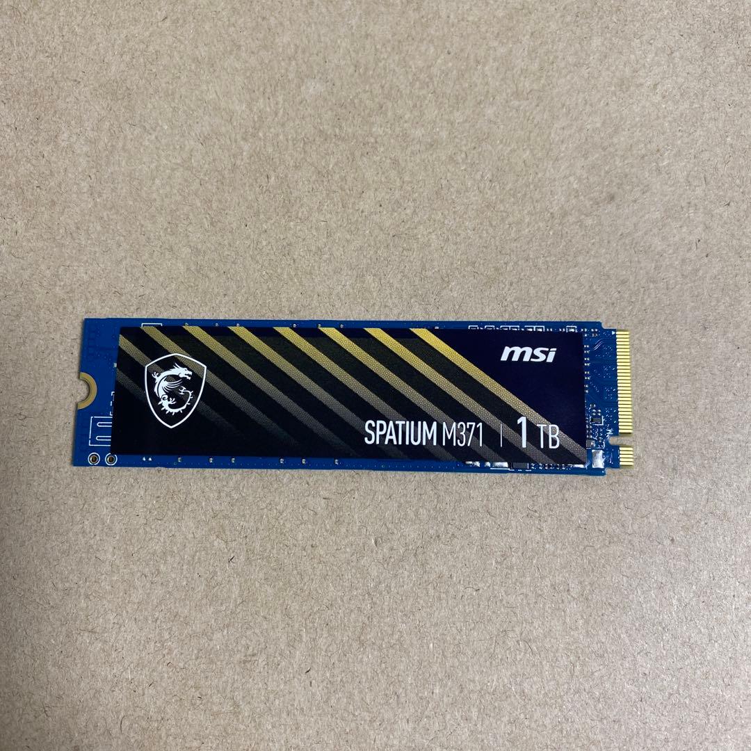 MSI SPATIUM M3710シリーズ 1TB SSD
