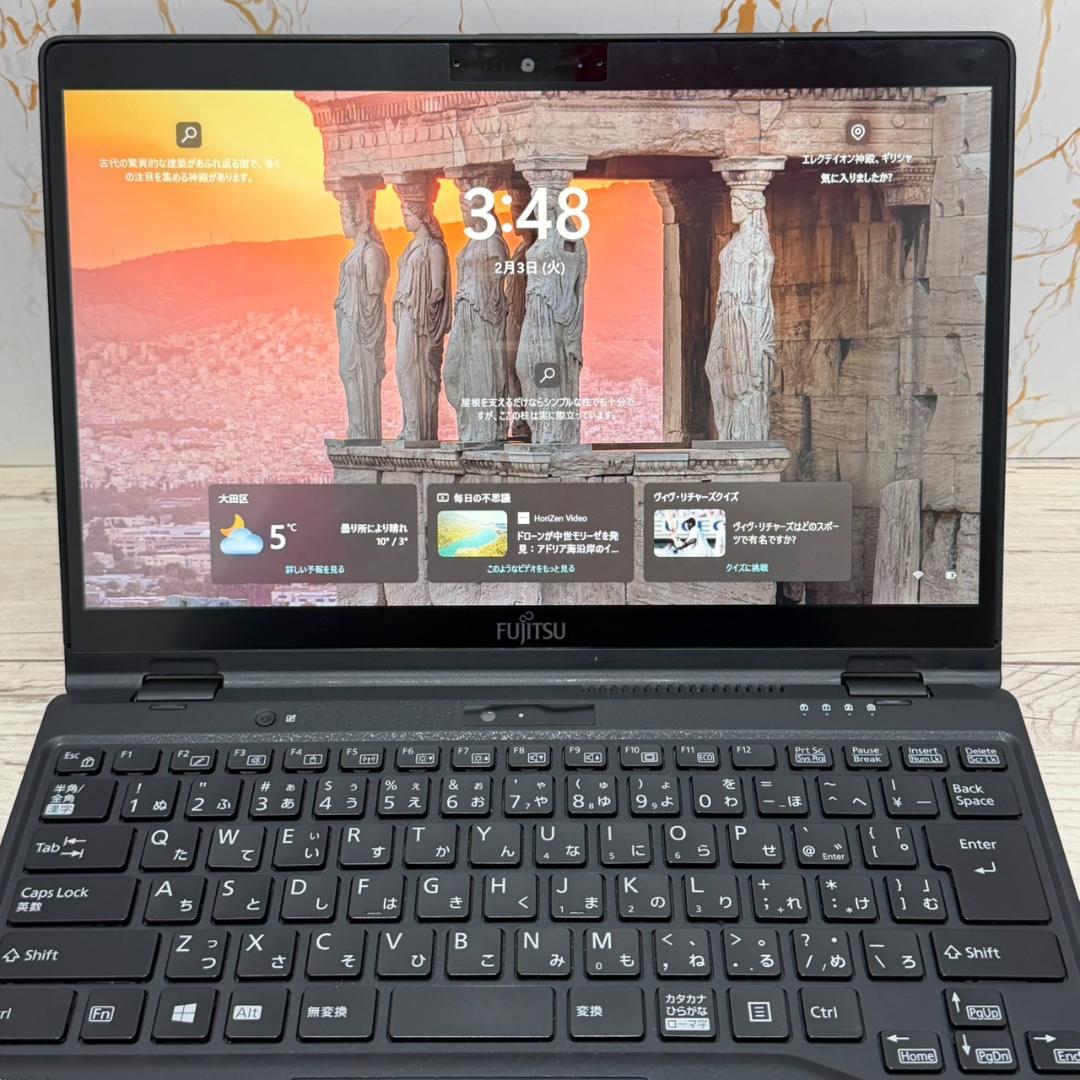 富士通 2in1PC 10世代i5 LIFEBOOK 8/256GB ノートPC
