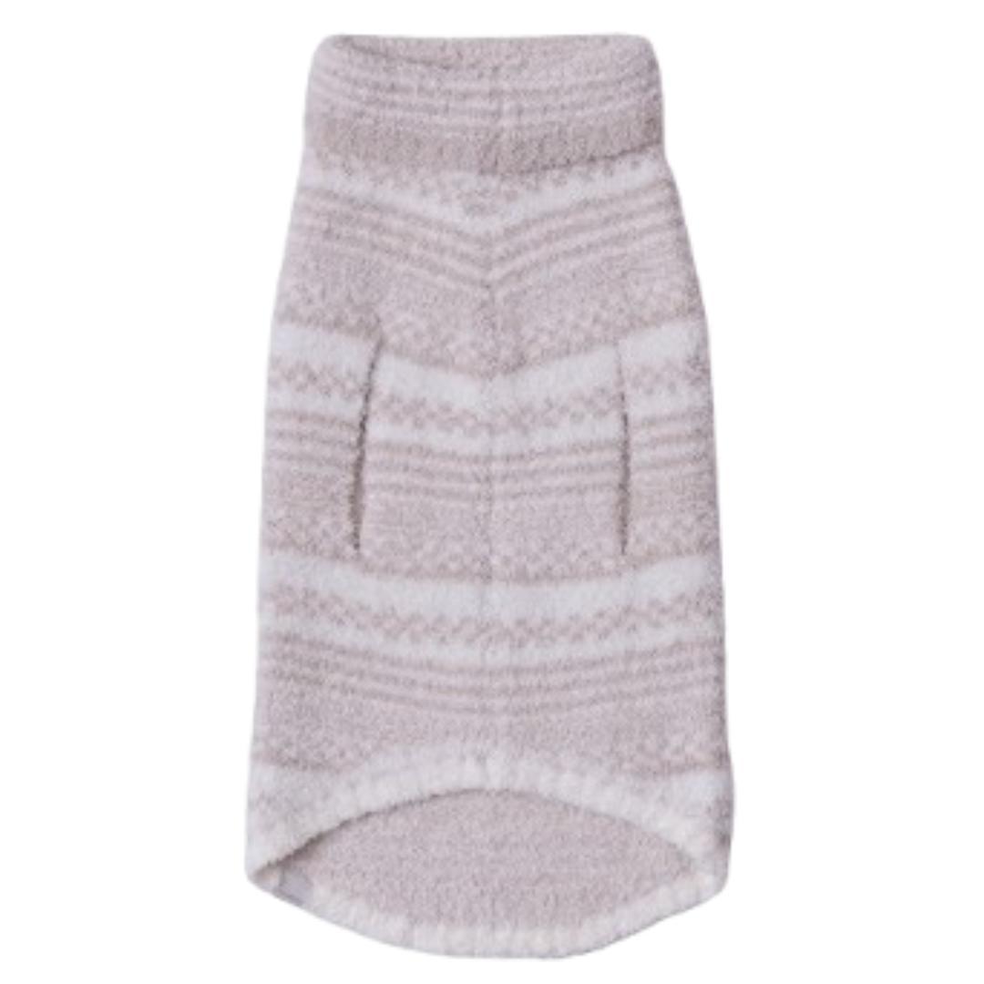 【新品未使用】Barefoot Dreams ペット ストライプ セーター M