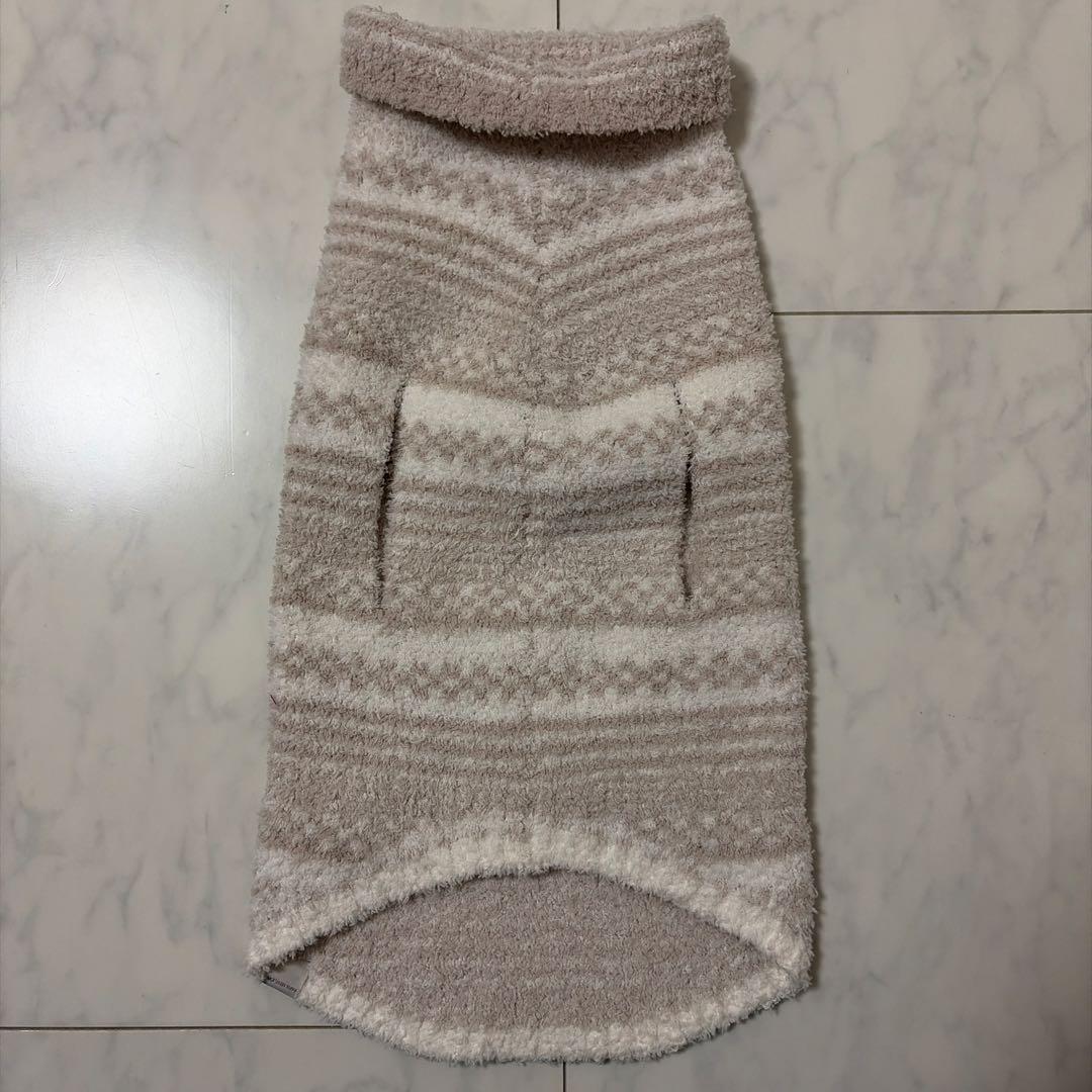 【新品未使用】Barefoot Dreams ペット ストライプ セーター M