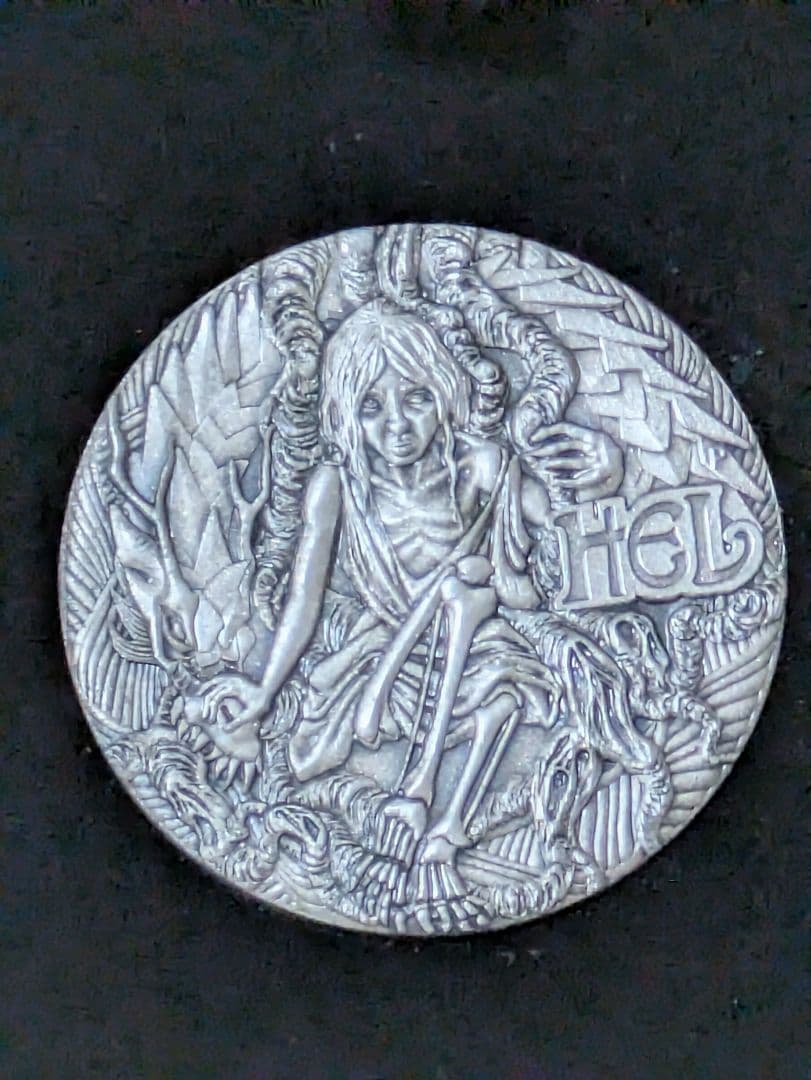 ツバル女神ヘル2オンス純銀