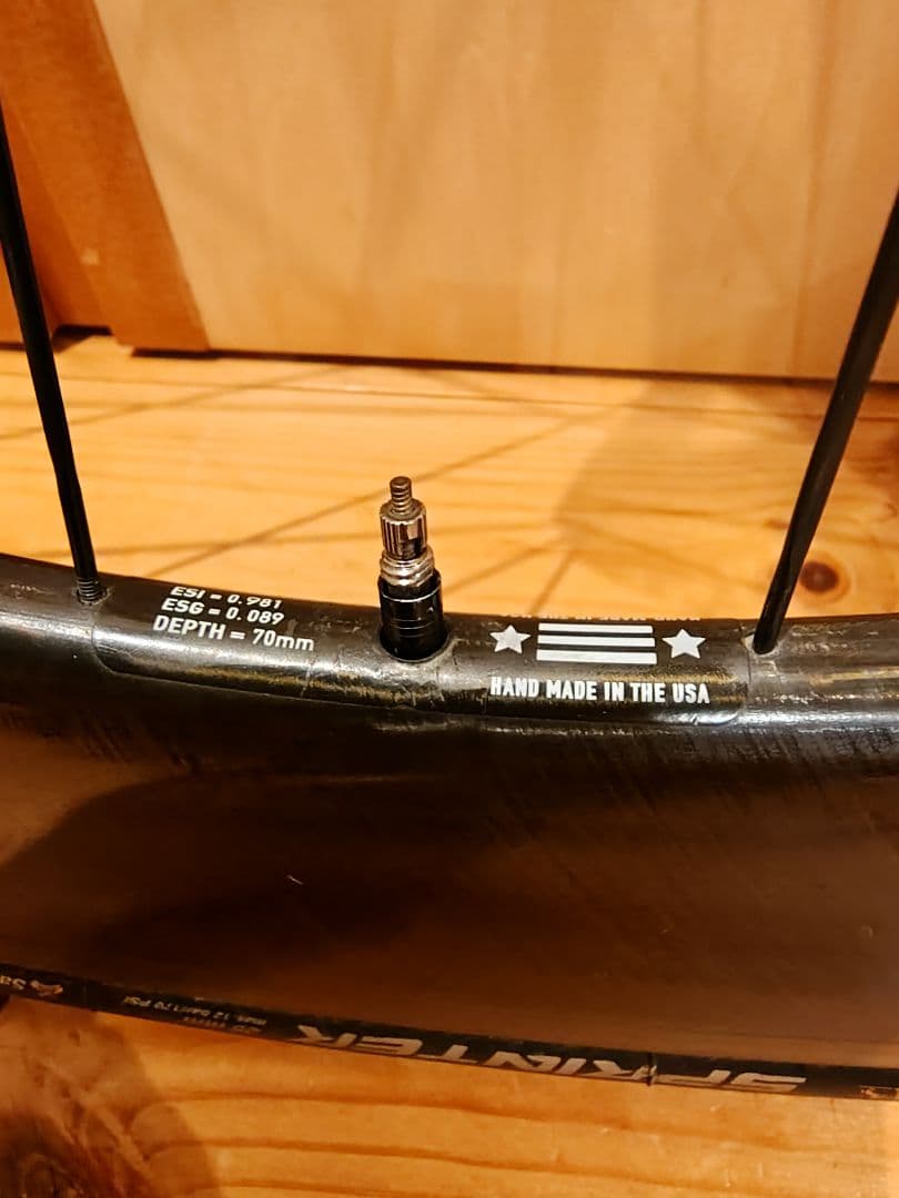 【にんじん】ロードバイクホイール　前60mm 後70mm