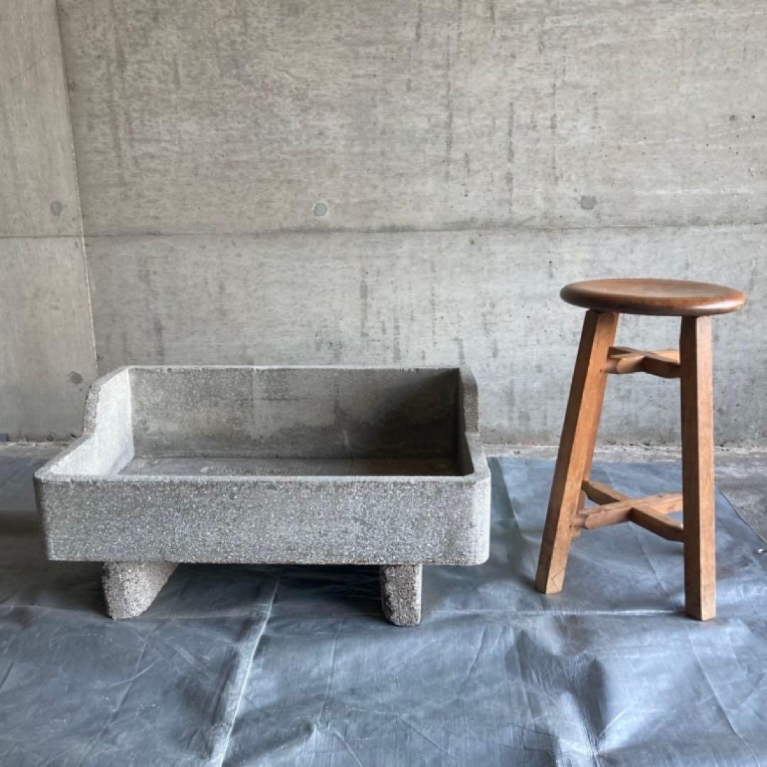 ガーデンシンク 流し台 手洗い 洗面 大型 コンクリート 園芸 シャビー レトロ