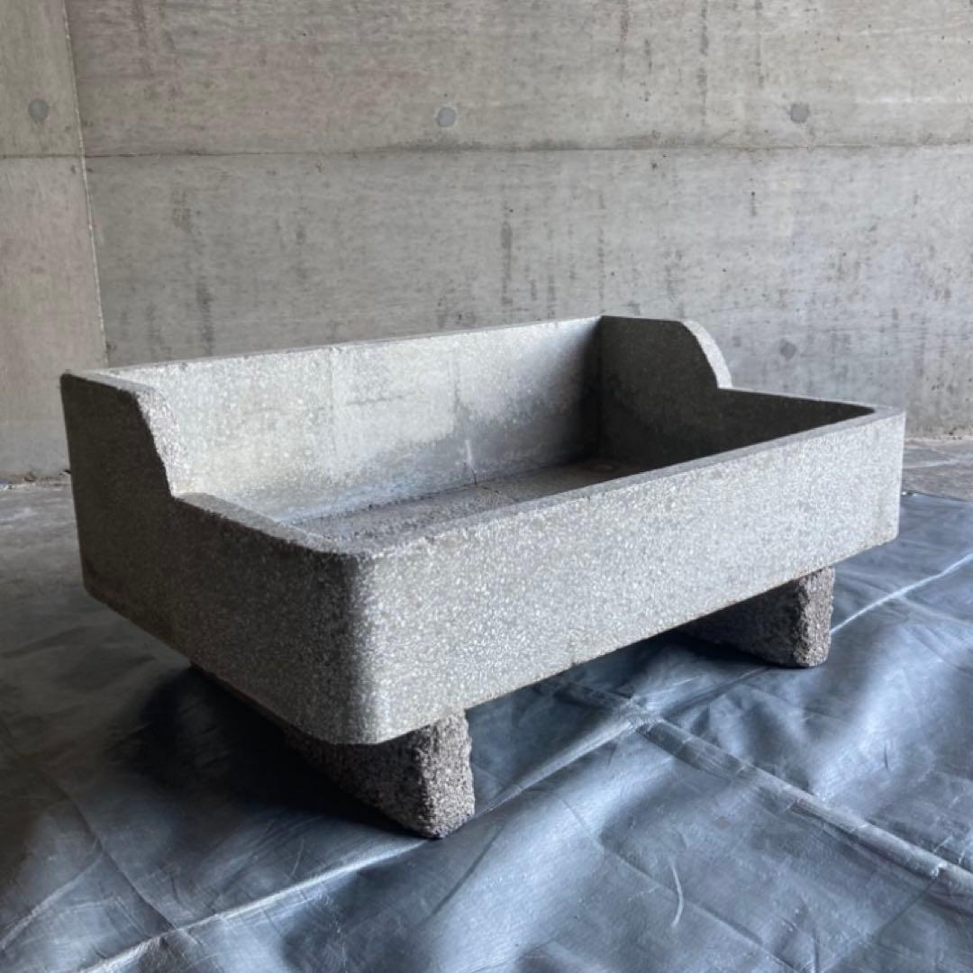 ガーデンシンク 流し台 手洗い 洗面 大型 コンクリート 園芸 シャビー レトロ