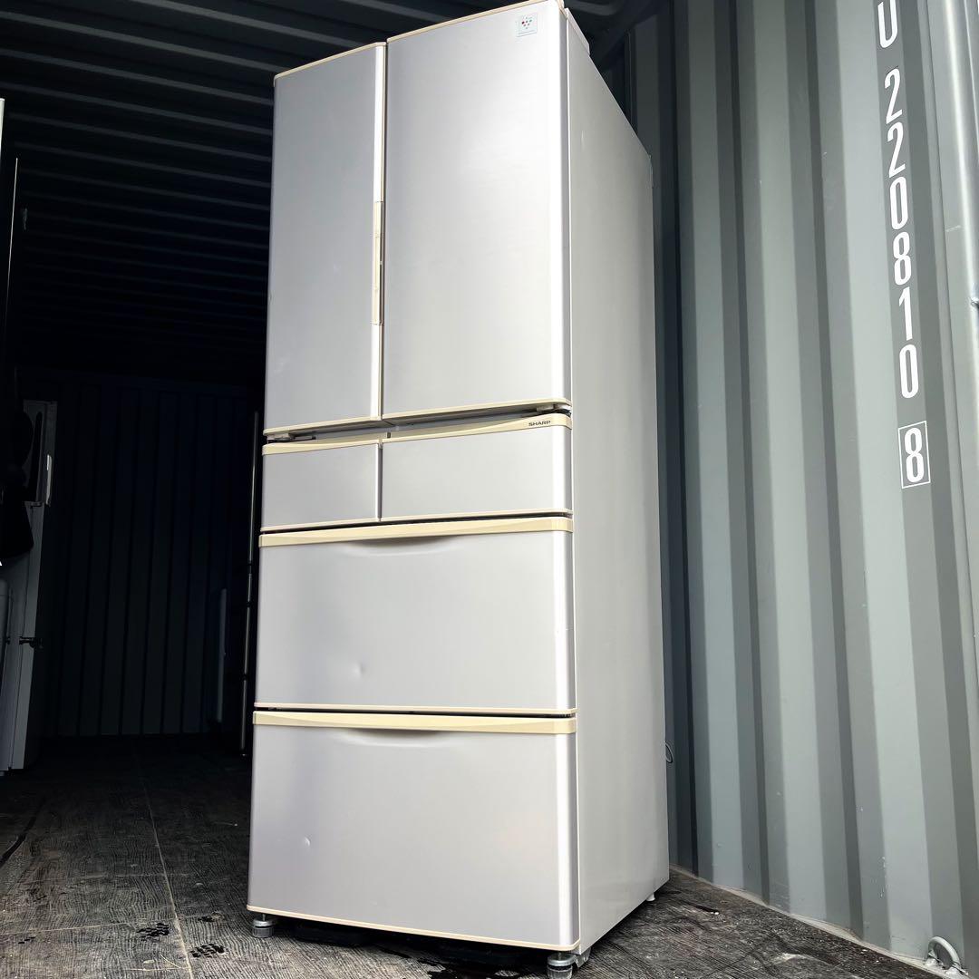 22取付無料！SHARPプラズマクラスター搭載自動製氷付き6ドア冷蔵庫！洗濯機