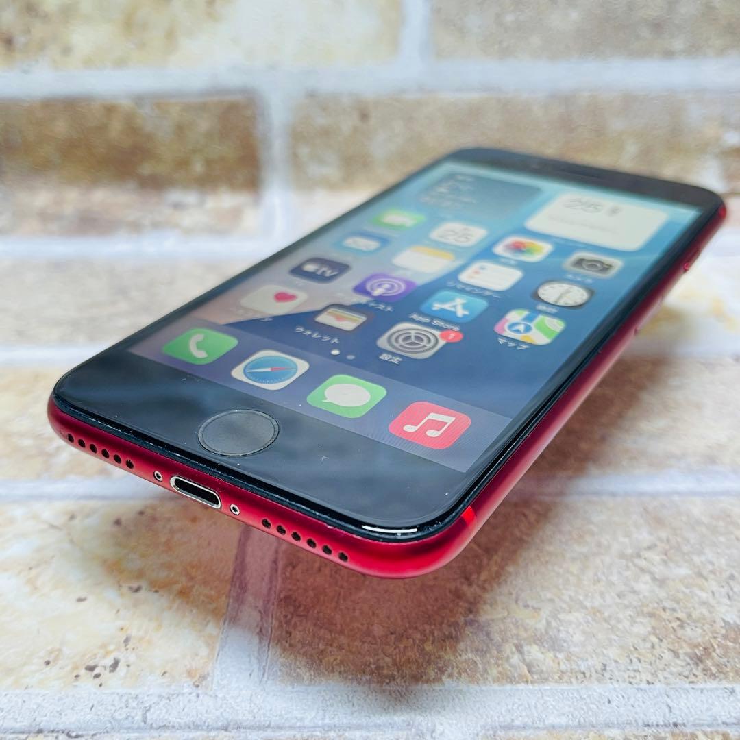 SIMフリー iPhoneSE2 64GB レッド 新品電池