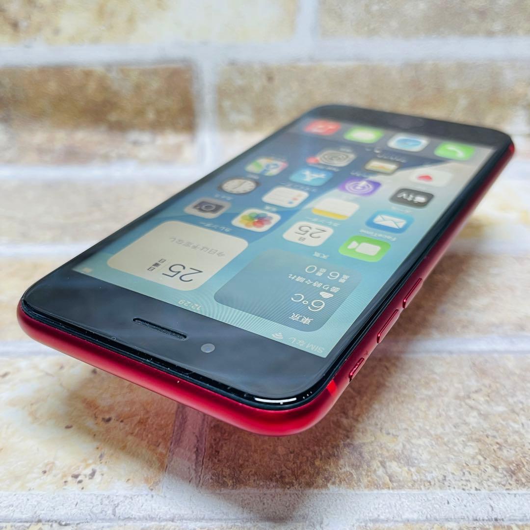 SIMフリー iPhoneSE2 64GB レッド 新品電池