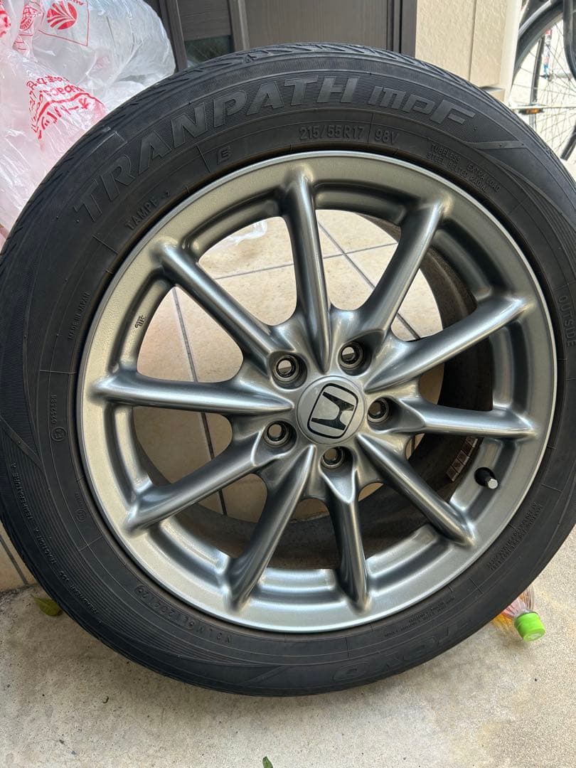 【引き取り限定】‼️オデッセイ 純正17インチホイール タイヤ4本セット