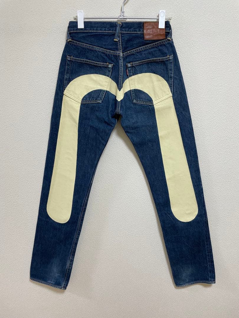 EVISU No.1 Lot.2000 W30×35 ホワイト大黒　日本製カモメ