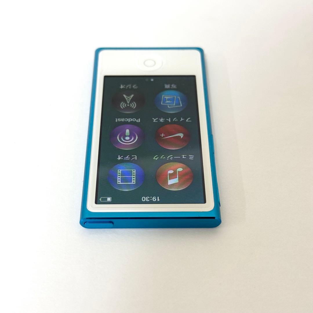 【極美品✨動作確認済】Apple iPod nano 16GB 第7世代 ブルー