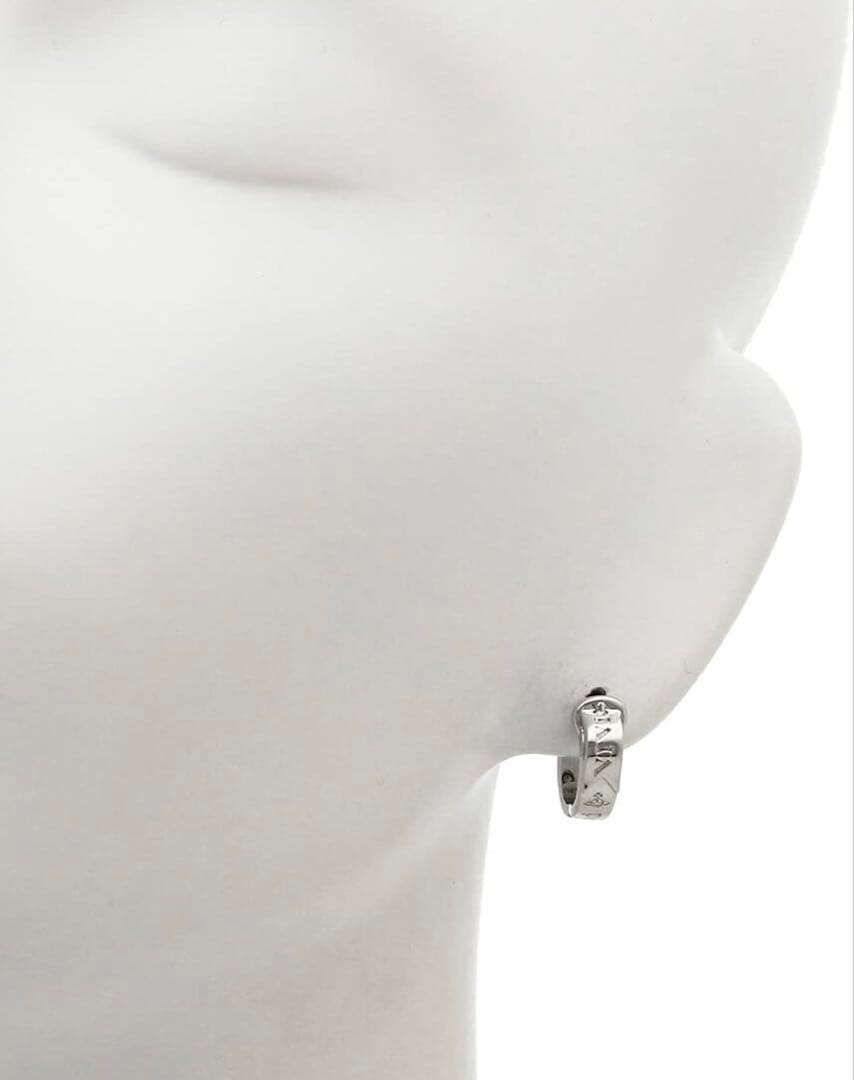 ヴィヴィアンウエストウッド　シルバー フープピアス