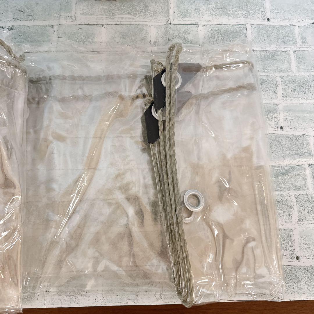 そ　クリアタープ 金属製　グロメット　結束ロープ防水 防塵 丈夫　3×2.5m