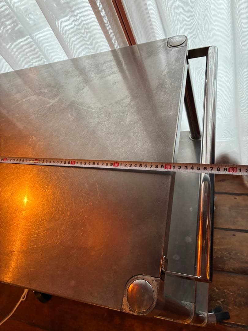 業務用3段ステンレスワゴン　キャスターストッパー付W970 D600 H950