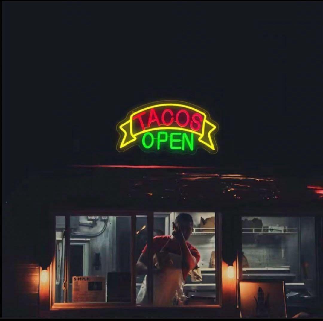 メキシコ ネオン タコス Open サイン 看板 雑貨 ビール BAR