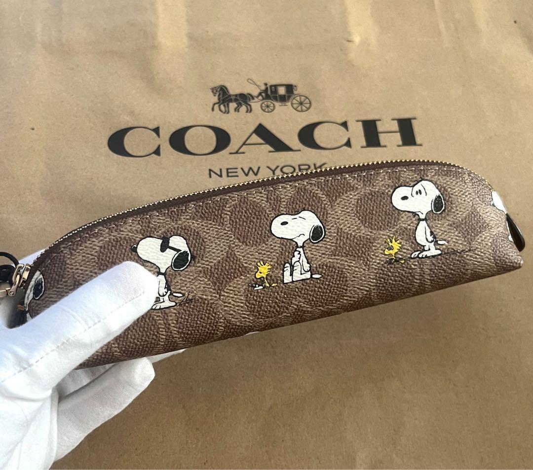 【新品未使用】COACH×スヌーピー コラボペンケース　正規品