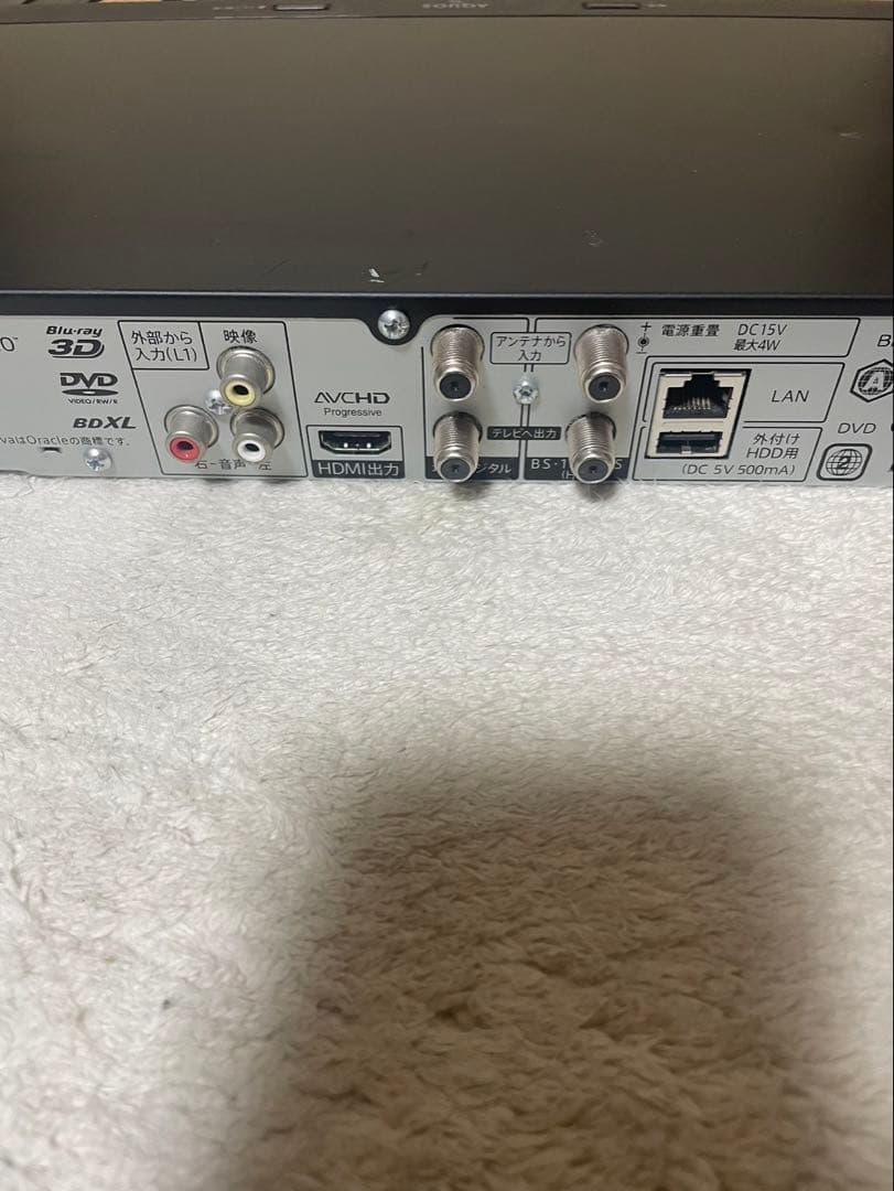 SHARP AQUOS 2B-C10BW1 ブルーレイレコーダー