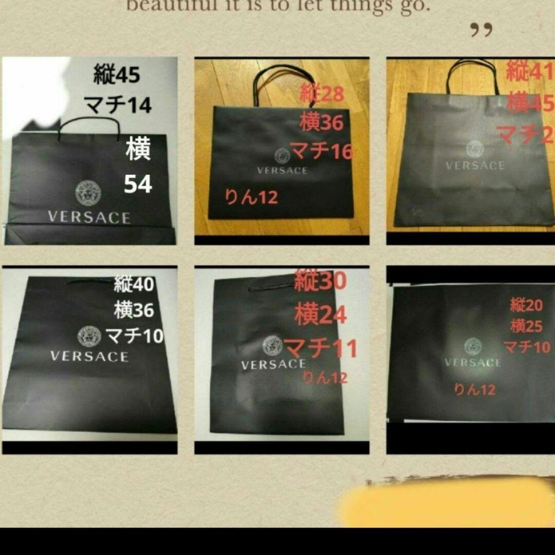 紙袋　ショッパー　エコバッグ　ギフト袋　プレゼント　ラッピング　ヴェルサーチ