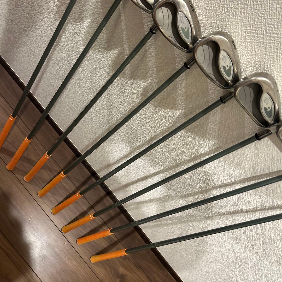 名器ホークアイ　レディースL 8本　右利き　アイアンセット　キャロウェイ