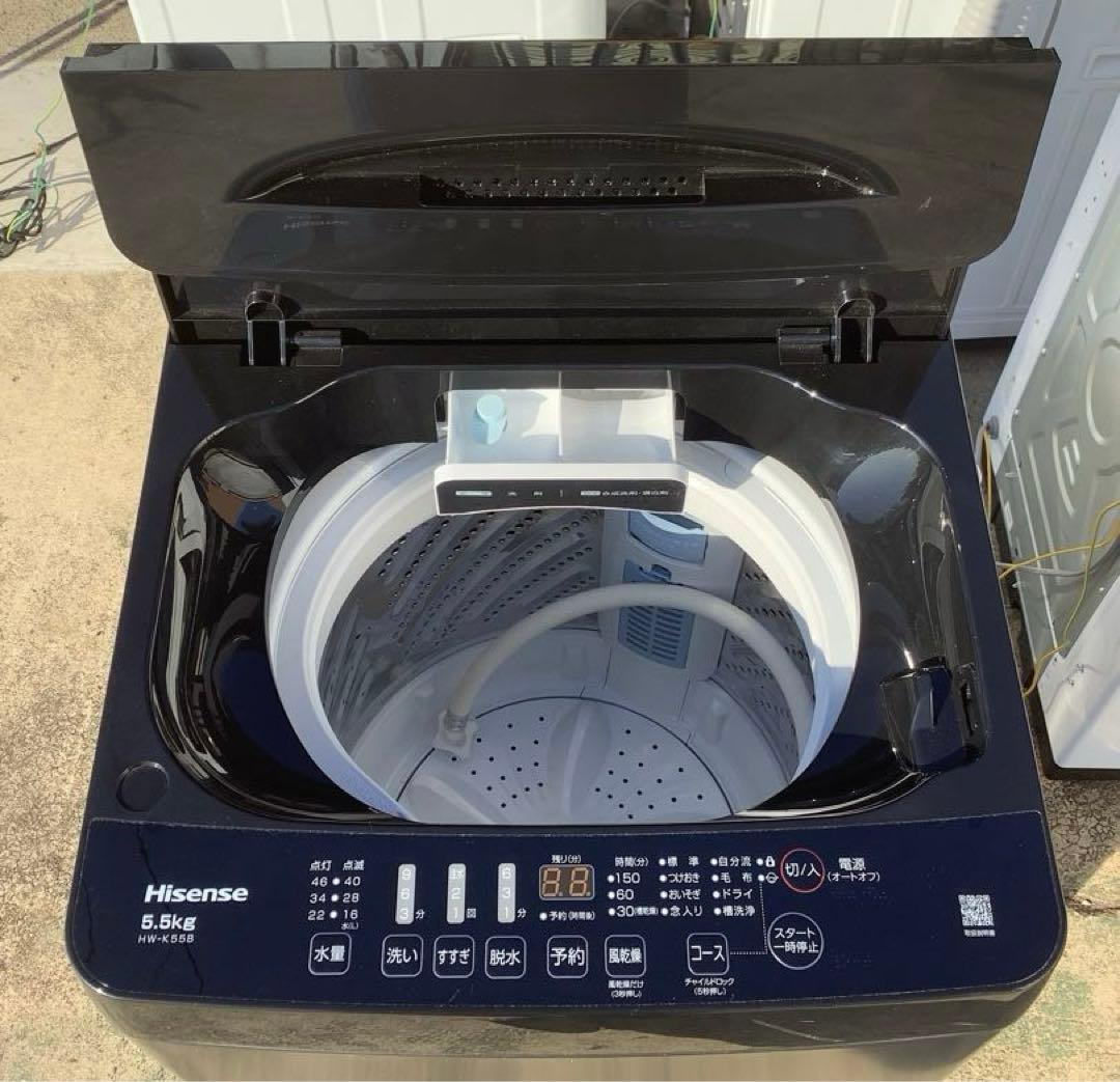 たなか ハイセンス5.5kg 洗濯機 HW-K55B 2024年