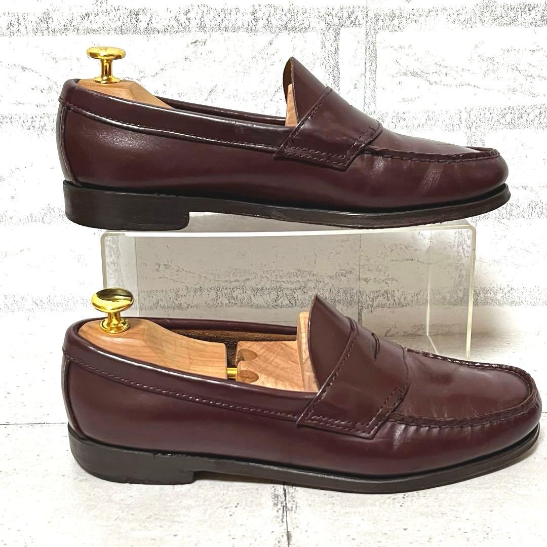 【ウィージャンズ】ジーエイチバスカンパニー ペニーローファー♡バーガンディ7.5