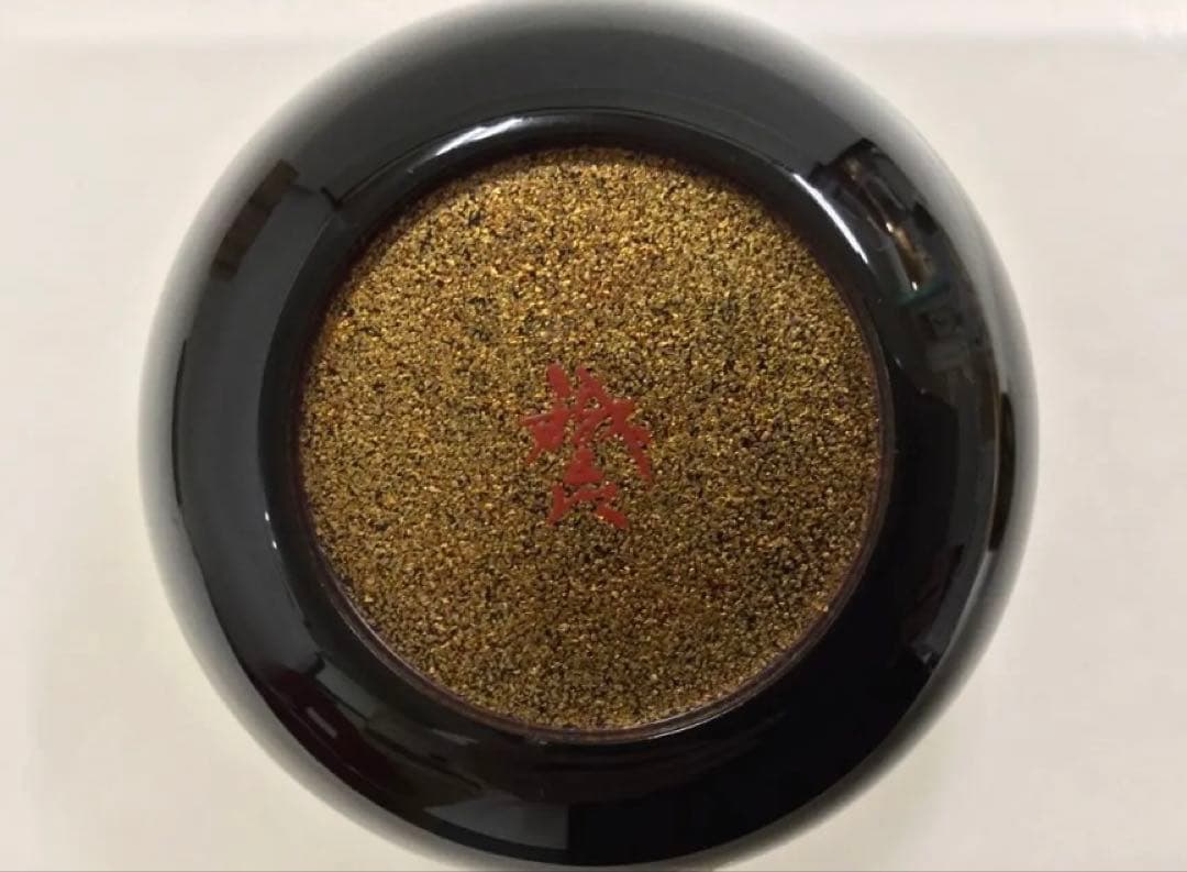 茶道具 古物品 大棗 桐の絵 内梨地 鉄五郎 木箱入