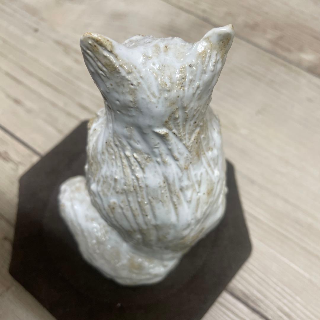 小菅幸子さん　猫　オブジェ