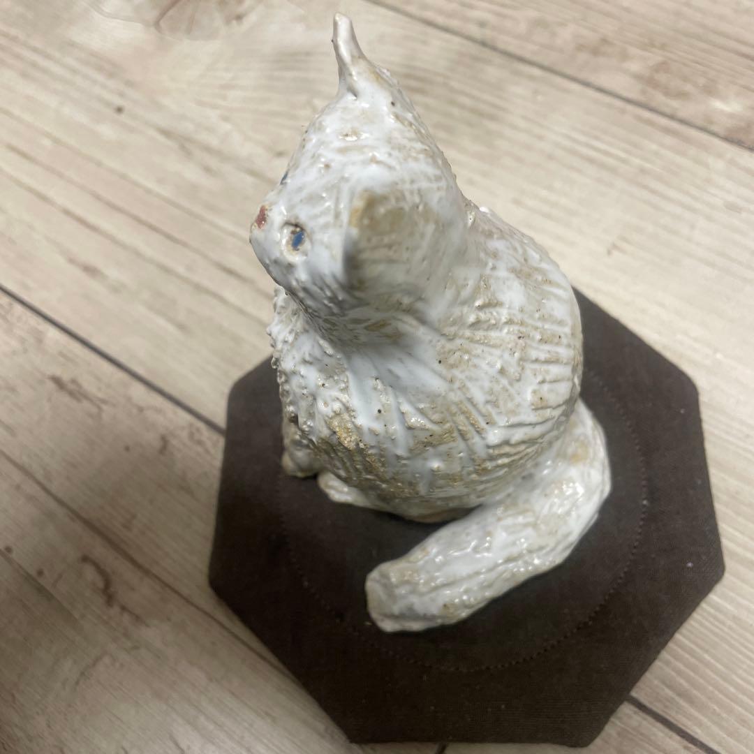 小菅幸子さん　猫　オブジェ