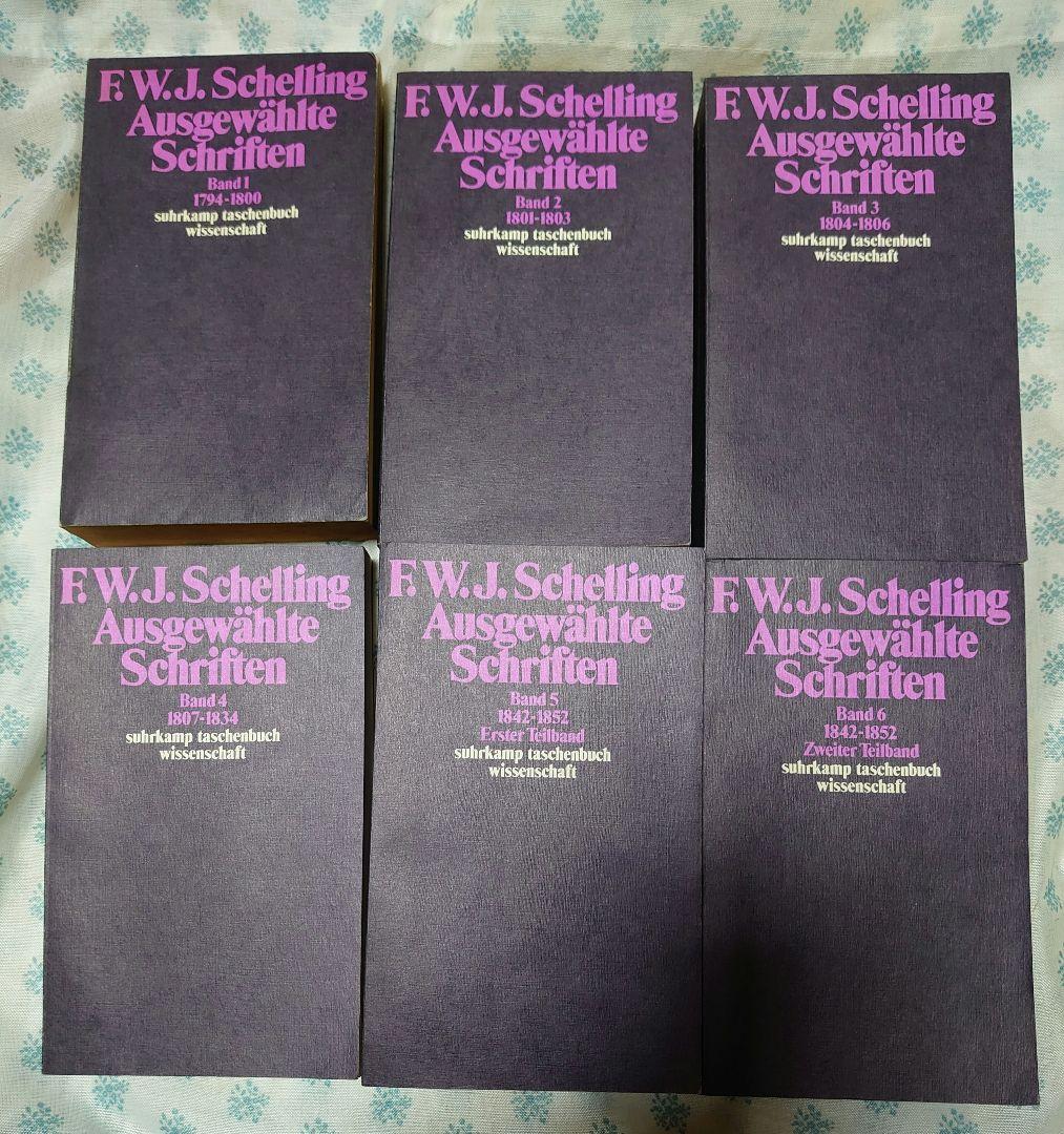 （独文）シェリング選集 ズーアカンプ 全6巻