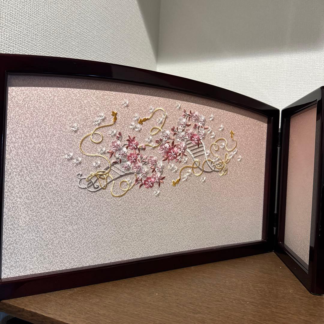 祐月　雛人形　初節句　収納飾り箱付きタイプ