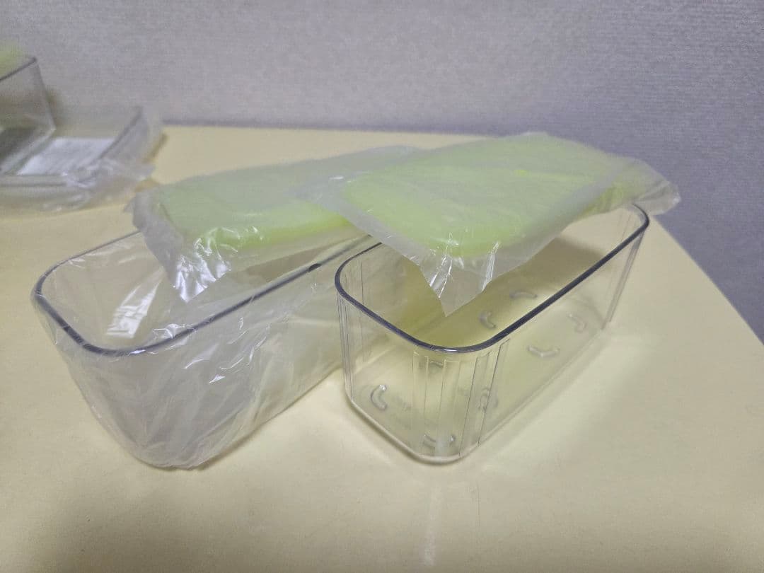 【新品・未使用】タッパーウェア クリアメイト 17点セット (トレイ付き)