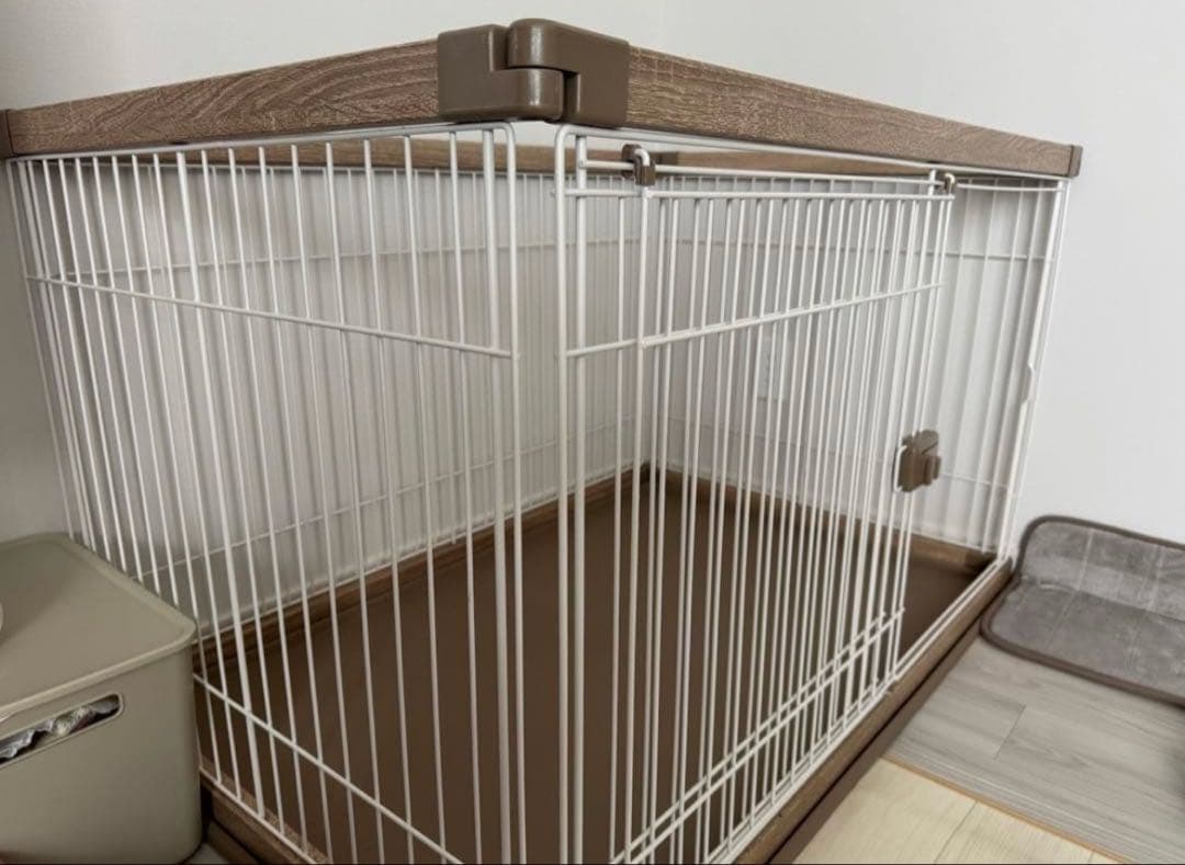 アイリスオーヤマ 犬用ケージ PWRSR-1280V ライトナチュラル