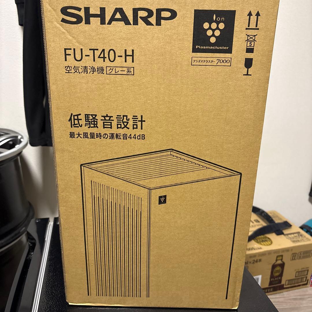新品 SHARP FU-T40-H 空気清浄機 黒