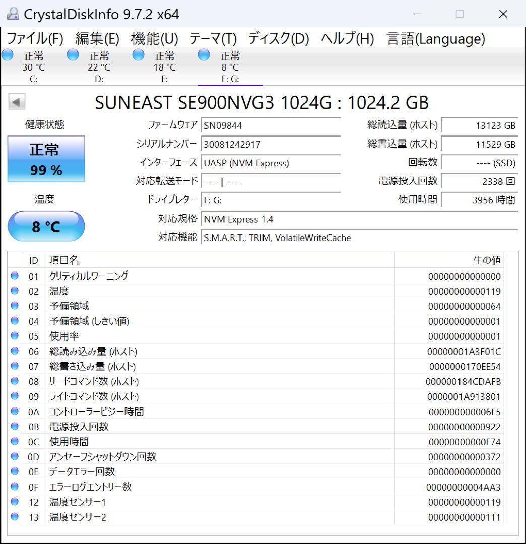 内蔵型SSD SUNEAST 1TB NVMe PCIe Gen 3.0 x 4 SSD
