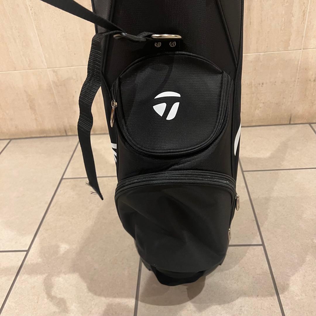 TaylorMade キャディバッグ 黒/緑 ゴルフ テーラーメイド グリーン