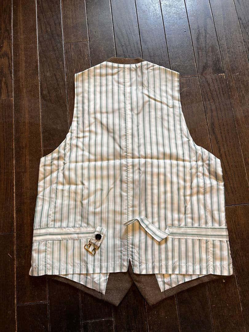 Dry Bones ドライボーンズ　ウール混裏地つきベスト4 ポケット