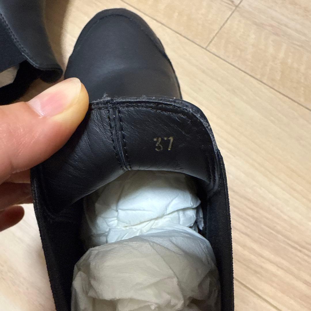 MONCLER ブラック レインブーツ