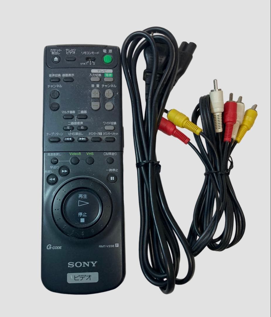 【整備済】Hi8 S-VHS ダブルデッキ 8mm ビデオデッキ WV-ST1