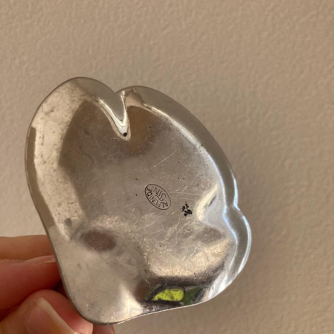 大変希少なアルフェニデ製アンティークピューター トレイ（フクロウ）