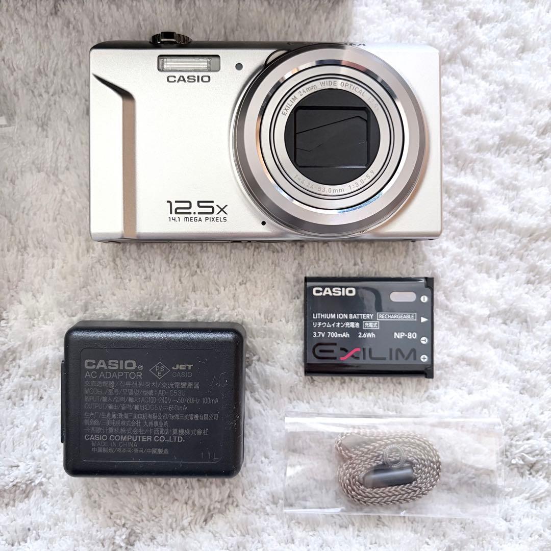 【動作確認済】CASIO カシオ EXILIM EX-ZS100 レトロコンデジ